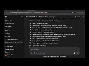 BMAD method (v6) Chatgpt customGpt demo