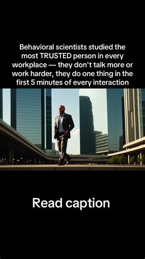1. Researchers analyzed 200 teams across industries to identify who was most trusted in each group. They expected hard workers, senior employees, or the most competent. Instead, the most trusted people shared one behavior that had nothing to do with skill or tenure — something visible within the first 5 minutes of any interaction. 2. The behavior? They acknowledge before they respond. When someone speaks, trusted people pause and reflect back what they heard before adding their opinion.