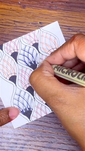 Amazing And Creative Zentangle Pattern #zentangle #doodle #zendoodle #art #zenart #mindfulart #easyart | Easy Art