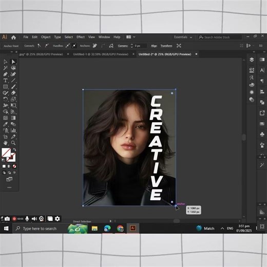 Quick Poster Glow Up ✨ Full Tutorial Linked Below #viralshorts #aidesign
