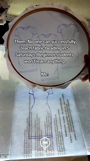 Master Fabric Beading in Just 5 Saturdays