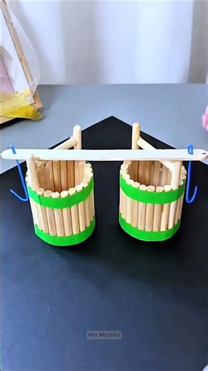 Diy paper Look 🪣 Bucket craft #diy #papercraft #origami #ytshorts #trend #shorts #heenacraft_and_art