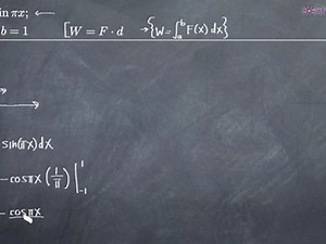 Work Done by a Variable Force Example 1