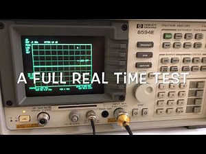Calibrate Test HP Spectrum Analyzer SA 8594E Option 010 TG tracking Generator Sierra Lab Instrument