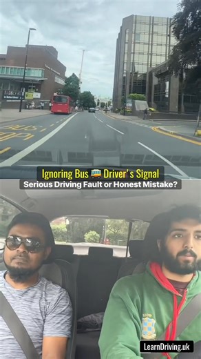 44K views · 93 reactions | Bus Driver Signals, Learner Driver Ignores: Serious Driving Fault?" #DrivingMistakes #TrafficSafety #LearnToDrive #DrivingFaults #BusDriverSignal #SeriousDrivingMistake#TransformersVoices | LearnDriving.uk | Facebook