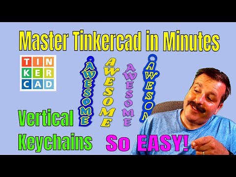 Absolute Genius Tinkercad Vertical Text Keychain Fancy Fonts in Minutes
