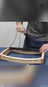 27K views · 68 reactions | DIY Wooden Stool With Woven Paracord Seat #diy #build #woodworking | Modern Builds | Facebook
