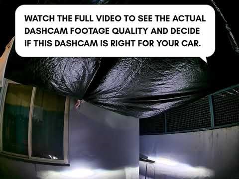 Cubo 2 Channel Dashcam Video Quality | Sony STARVIS 2 Sensor Test.