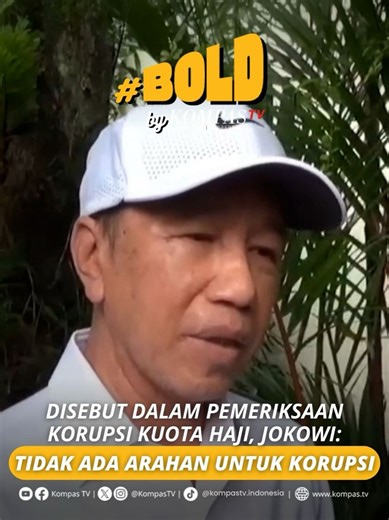 Jokowi Menanggapi Penyebutan Namanya Dalam Kasus Korupsi Haji