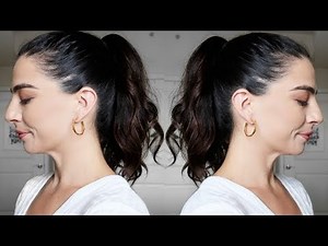 High Ponytail Tutorial With Loose Curls