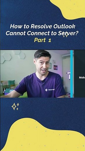 How to Resolve Outlook Cannot Connect to Server Error? - Part 1 #wondershare #recoverit #outlook