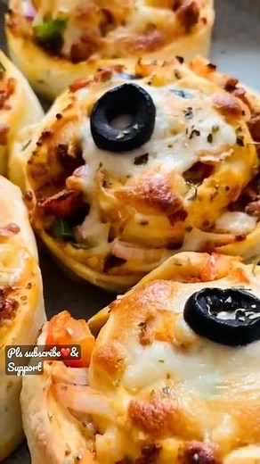 Easy Pinwheel pizza recipe |@Sajila’s Heaven | full recipe link in comment box