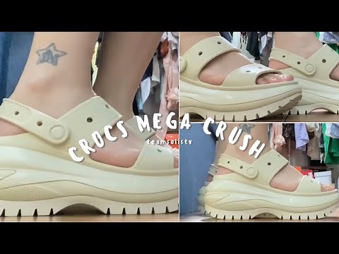 CROCS MEGA CRUSH SANDALS REVIEW/ON FEET