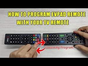 How to set EVPAD remote control with your LED TV remote control (EVPAD 3S, 3, 3MAX, 2S, 2S+, PRO)