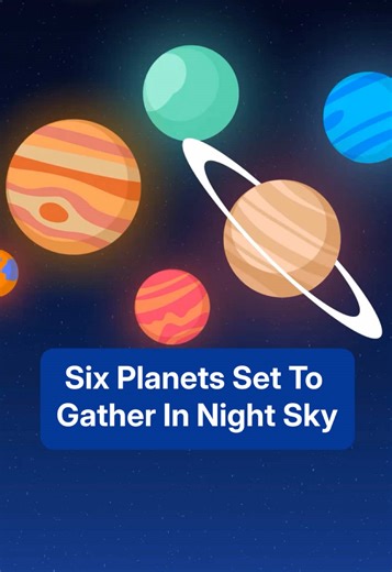 Observa la alineación de seis planetas en el cielo