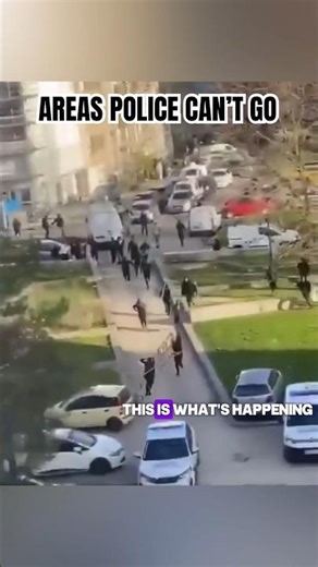 Police Ambushed in France – Areas Where Police Can’t Even Go #shorts