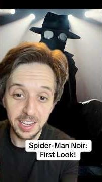 Spider-Man Noir Looks SO GOOD! #spiderman #spidermannoir #marvel