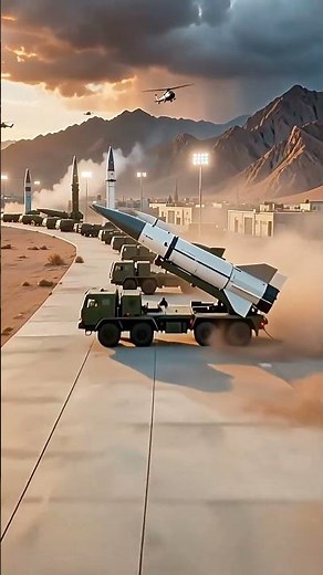 Massive Missile Launch Display Military Power on Full Showcase