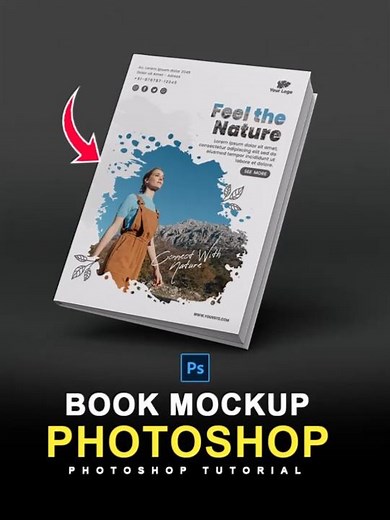How to Create a Realistic Book Mockup in Adobe Photoshop | Professional Mockup Tutorial