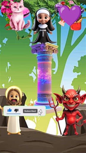 👼 Ángel ¿a quién elegirá? ¡Jesús vs Diablo! 🤯✨