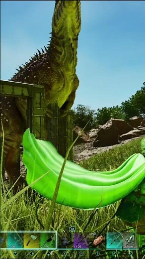 Trying To Start The Max Level Carcharodontosaurus Taming #arksurvivalascended #arksurvivalevolved