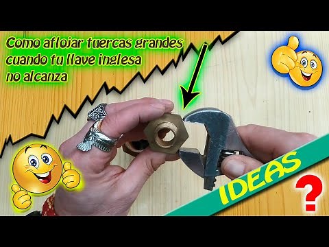 How to loosen large nuts when your wrench can't reach