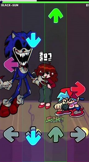 FNF Character Test Dad Sonic EXE 2.0 | Black Sun