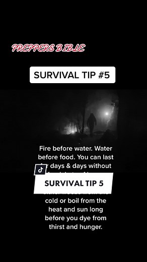 Survival Tip 5 - Prepper’s Bible #preppersbible #preppertok #beginnerp...