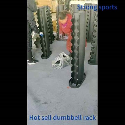 Commercial Gym Equipment Dumbbell Rack Round Dumbbell Rack Fitness Machine Dumbbell Stand Rack