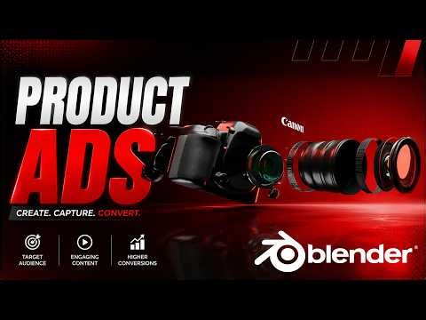 Create Cinematic Product Ads in Blender | Full Tutorial