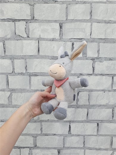 Vintage Stuffed Donkey Plush Toys 10" Animal Collectible Childrens Kids Toy - Etsy