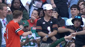 This Miami Hurricanes Football fan was VIBING 🤣 | College Football on ESPN