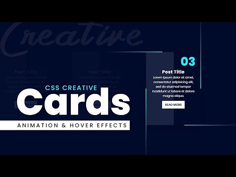 CSS Creative Cards Animation and Hover Effects | CSS Snake Border Animation