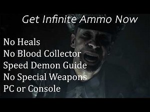 RE9 No Heals No Blood Collector and Speed Demon Guide PC or Console Casual NG+ (No Special Weapons)