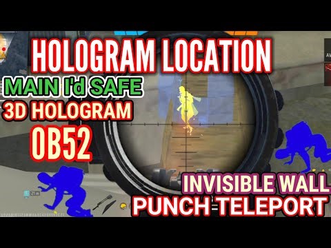 FF Teleport GloWall Config File | OB52 Hologram Hack | FF+Max 3D Hologram Location File