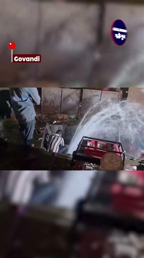 Due to a leak in the 900 mm diameter water pipe supplying water to Shivajinagar Udanchan Kendra