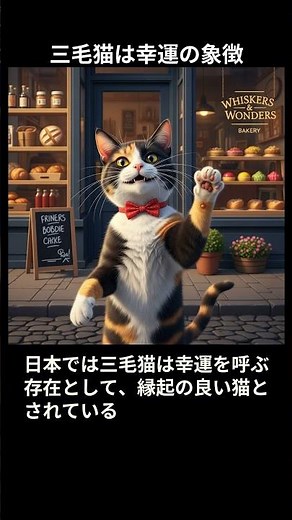 三毛猫の謎を解く！オスが奇跡の理由と幸運を呼ぶ秘密【猫の雑学】#三毛猫 #猫の豆知識