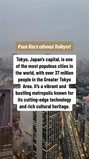 Fun Facts About Tokyo: Discover Japan's Capital