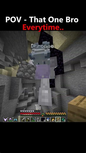 POV - That One Bro Everytime... #minecraft