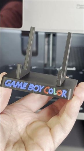 Retro Gaming Meets 3D Printing! ✨ #3DPrinting #BambuLab #GameboyColor
