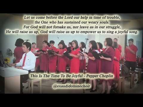 This Is The Time To Be Joyful - Pepper Choplin - ‪@exaudidomine1745‬ 🙏🏼