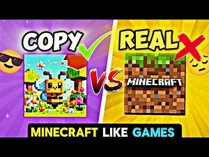 TOP 3 COPY GAMES LIKE MINECRAFT 1.22 JAVA EDITION WITH SPEAR UPDATE??| BEST MINECRAFT COPY'S