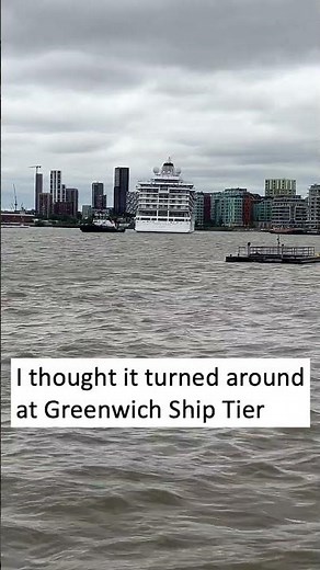 Viking Saturn arriving into Greenwich Friday 12 June 2026