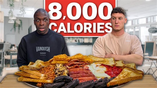 Two guys try London’s biggest breakfast challenge