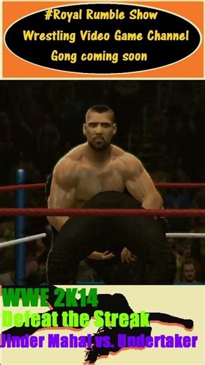 Jinder Mahal vs. The Undertaker WWE 2K14 - Defeat the Streak (2) #royalrumbleshow