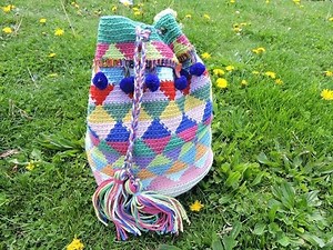 Tutoria Bolso tipo Wayuu paso a paso