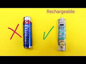 How to make a Rechargeable Li-on Battery 1.5 V AA Size