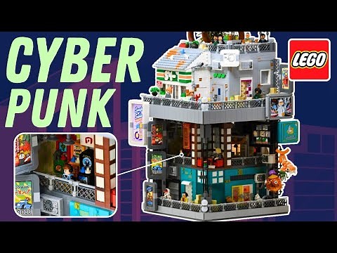 I Build a Massive LEGO Cyberpunk City MOC