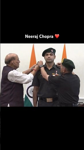 Neeraj Chopra conferred honorary lieutenant colonel rank in Indian Army #neerajchopra