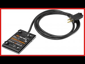 WEN WA0392 120V 15-Amp Momentary Power Foot Pedal Switch for Woodworking